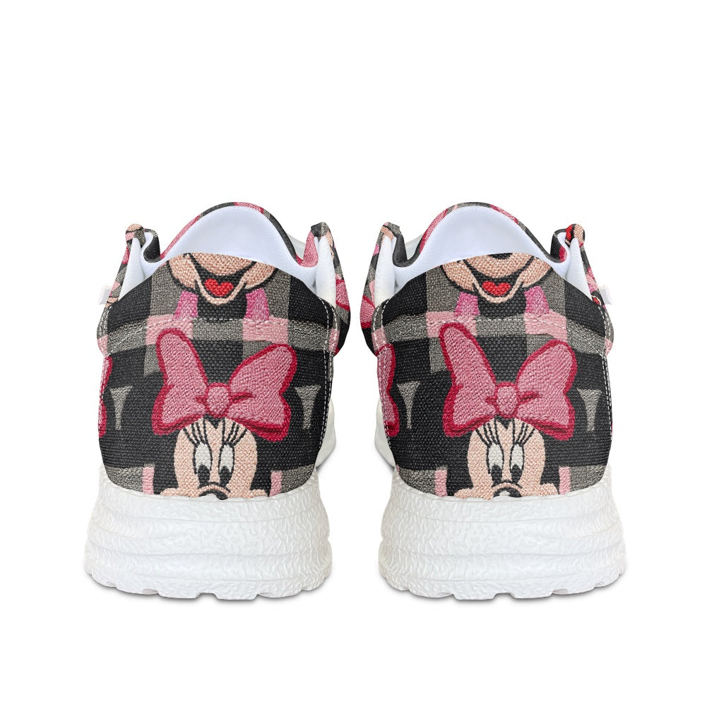 Mouse Plaid dude shoes