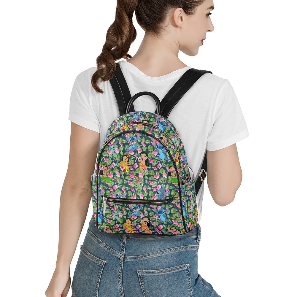 Hawaiian Alien Casual Backpack for women