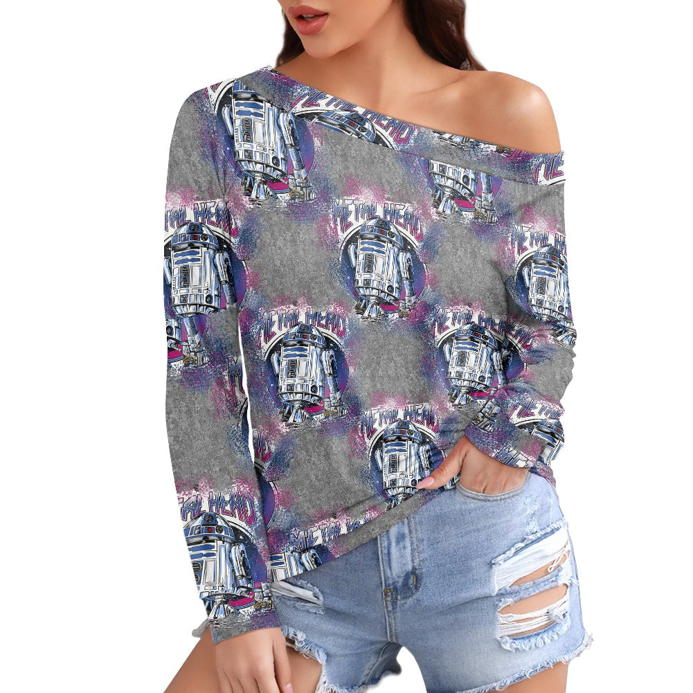Rolling Metal Women's one-shoulder top