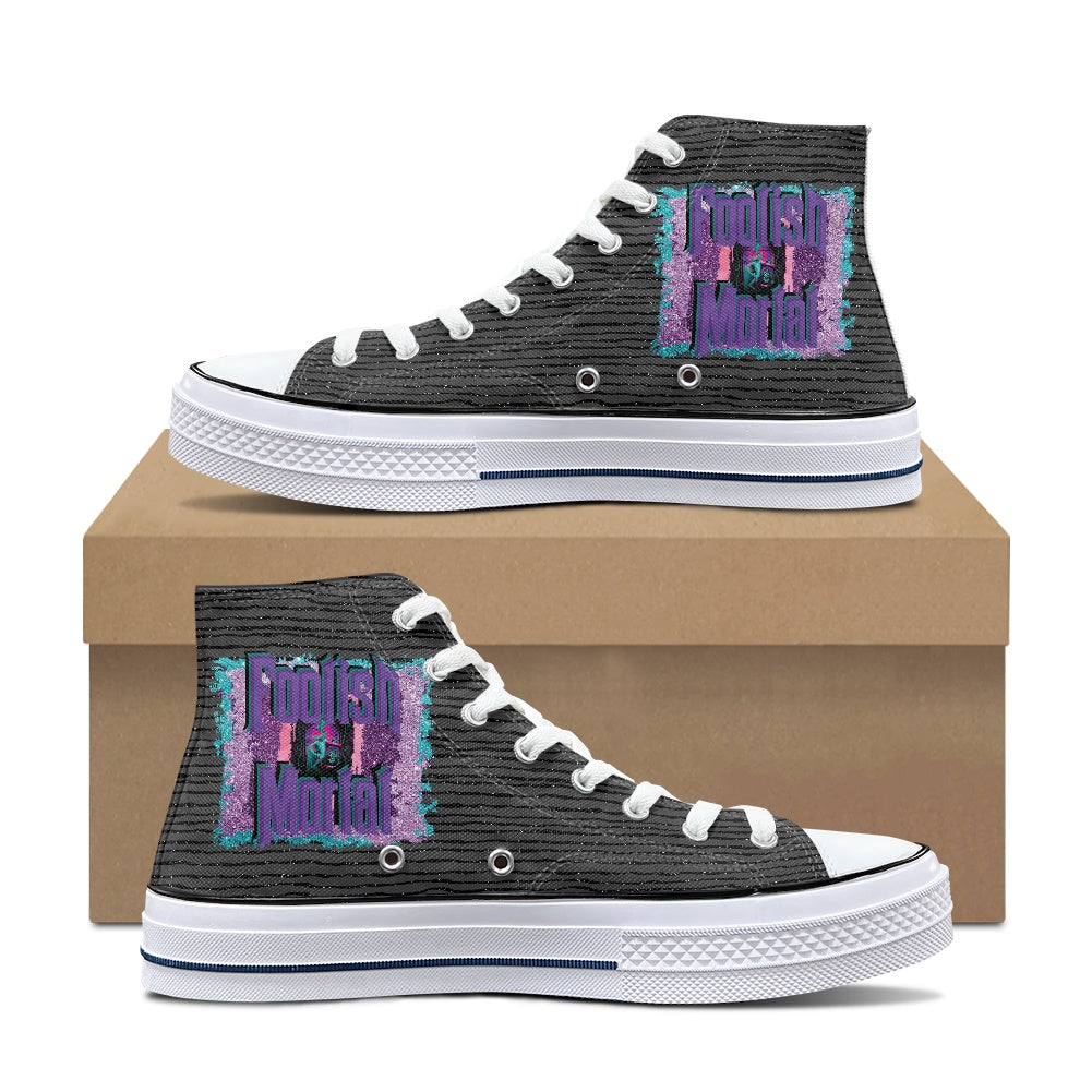 HM Foolish Mortal High Top Canvas Shoes