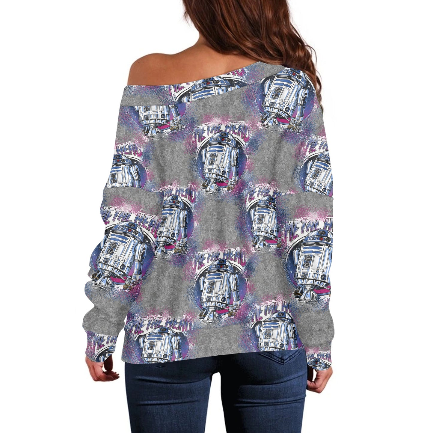 Rolling Metal Women's one-shoulder top