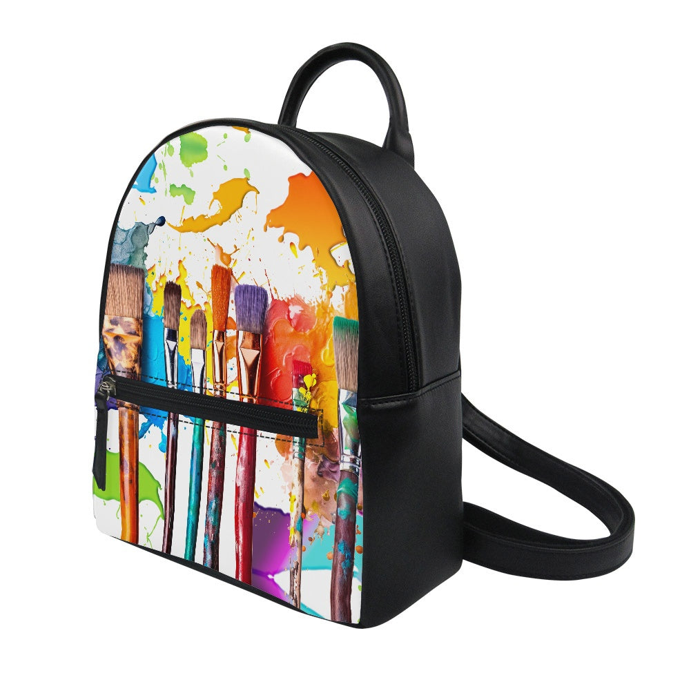 Paint Brushes Small Backpack