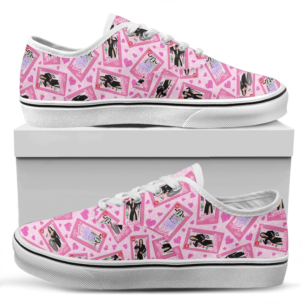 Spooky Dolls Canvas Skate Shoes