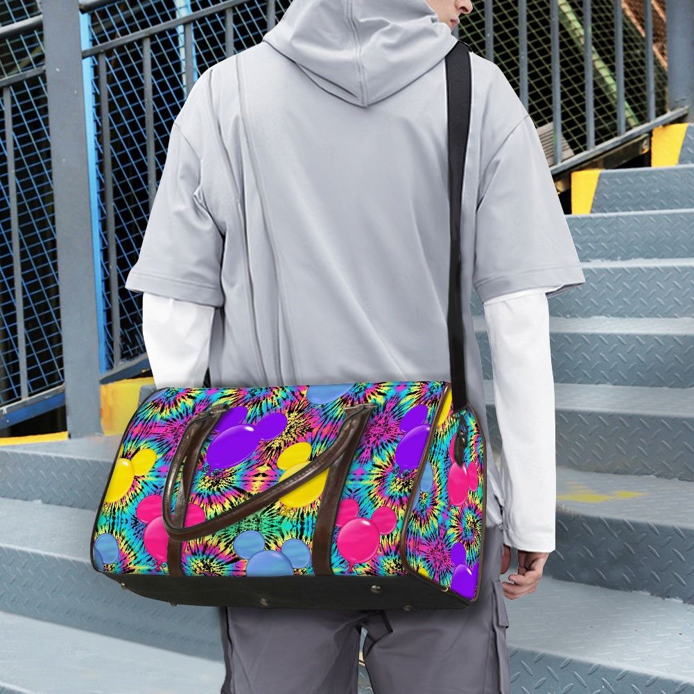 Tie Dye Mouse Travel Handbag