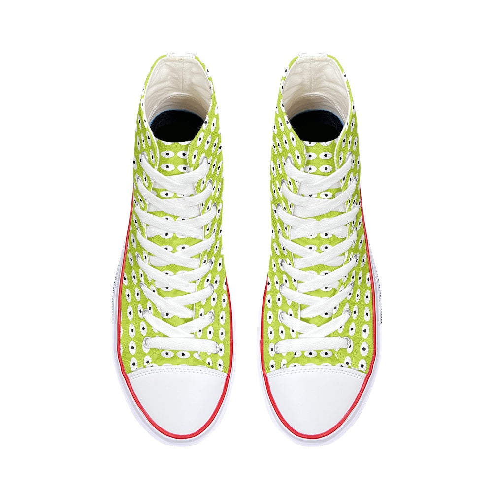 Toy Box- Alien High Top Canvas Shoes