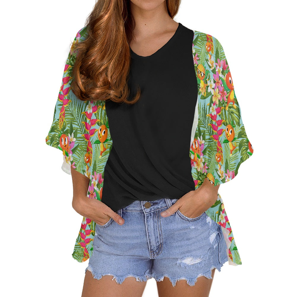 Tropical OB Women's Short Sleeve Cardigan
