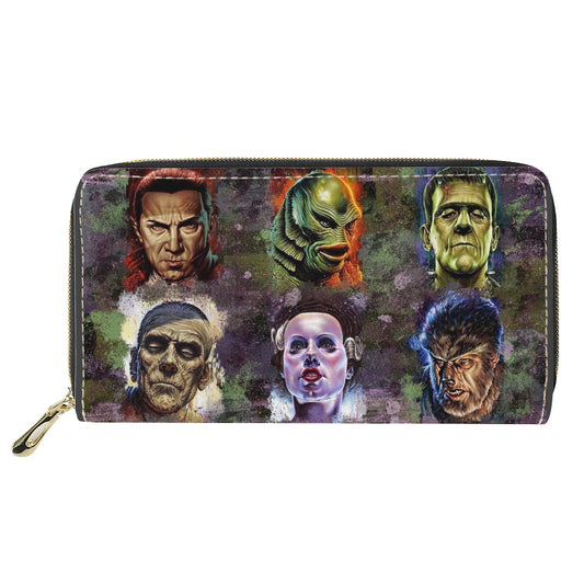 Movie Monsters PU wallet (nylon zipper)