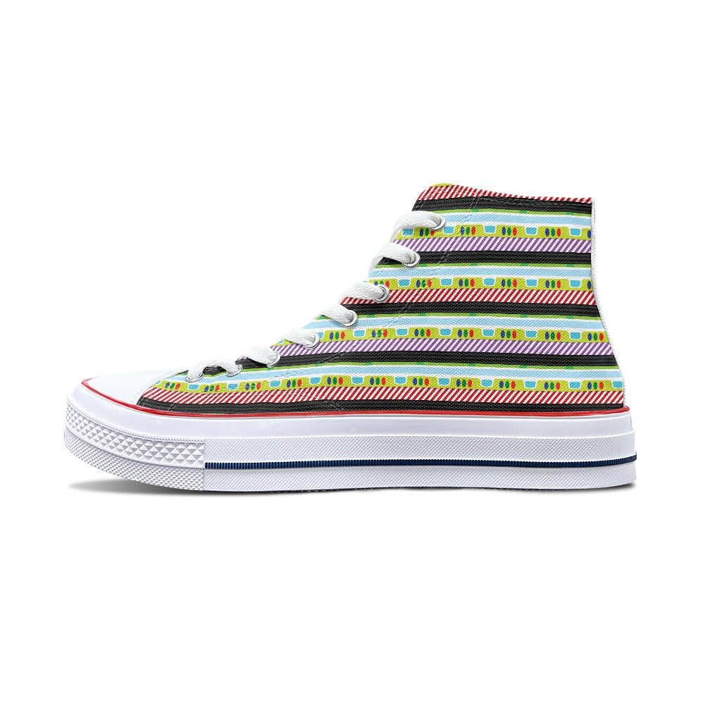 Toy Box- Buzz- High Top Canvas Shoes