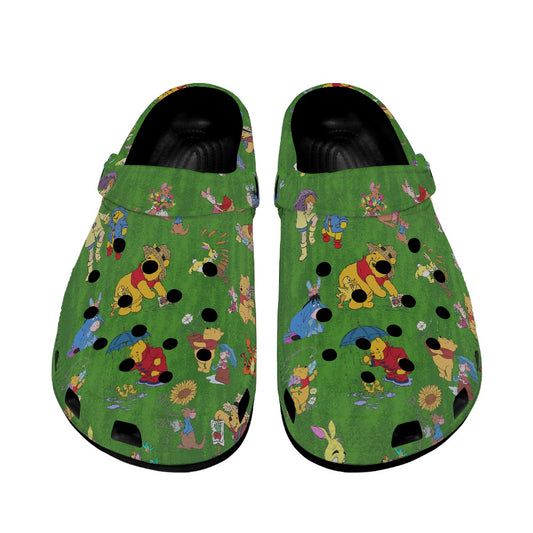 Spring Winnie Adult Crocs Black Sole