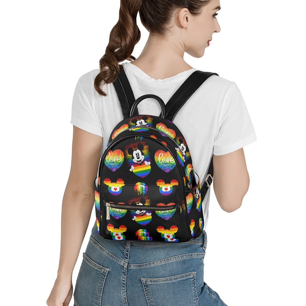 Mouse Pride Casual Backpack for women