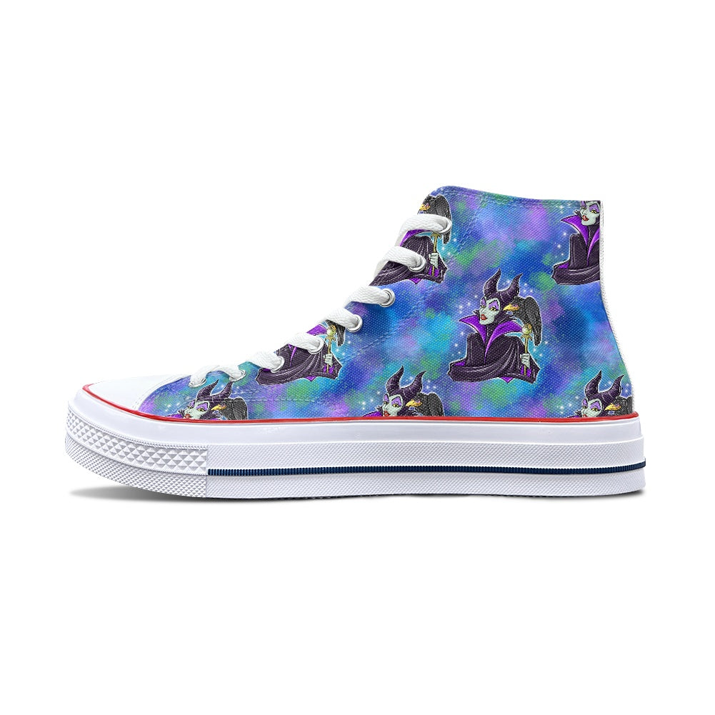 Evil Fairy High Top Canvas Shoes