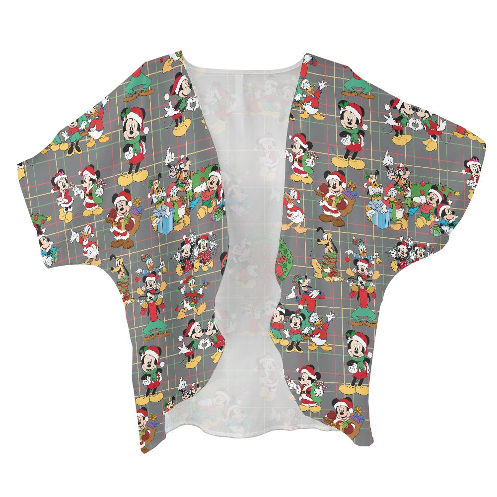 Christmas Buddies Women's cardigan chiffon shirt