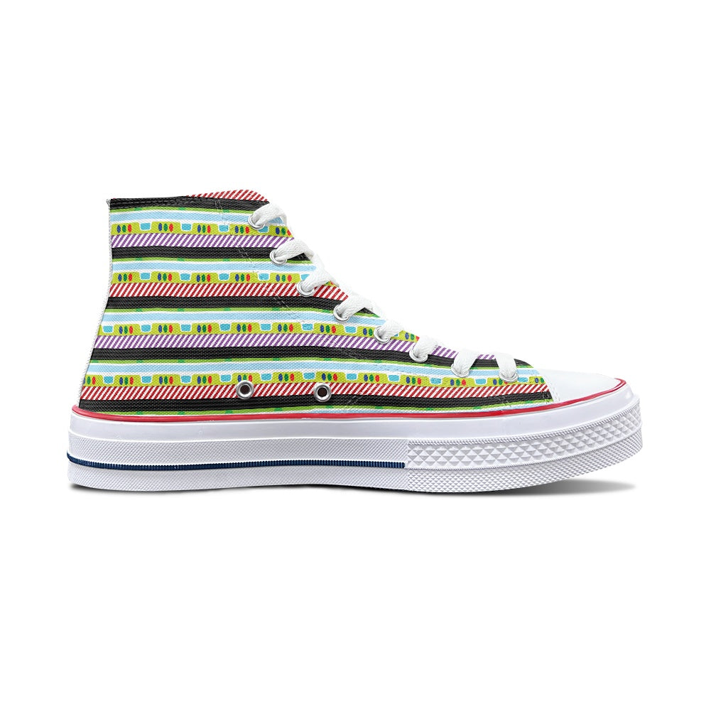 Toy Box- Alien/ Buzz- High Top Canvas Shoes