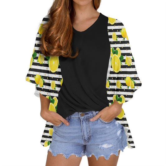 Lemon Squeezie Women's cardigan chiffon shirt