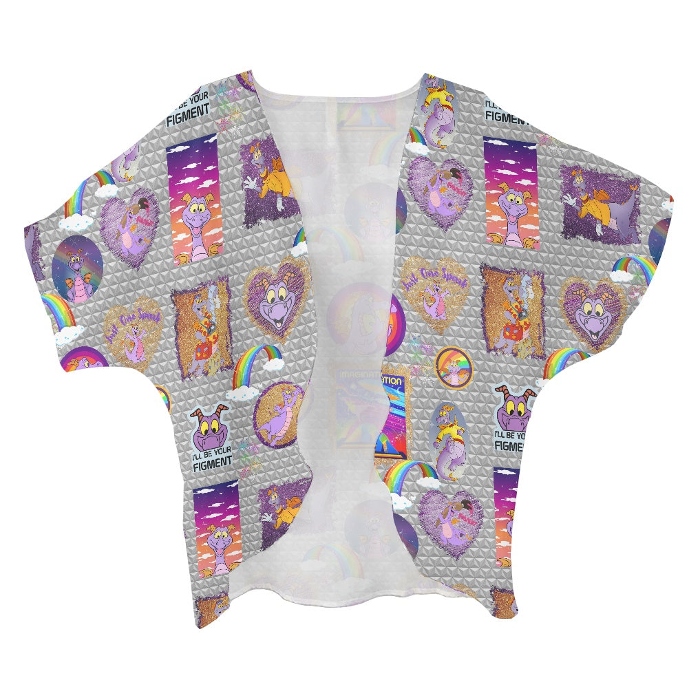 Purple Dragon Women's cardigan chiffon shirt