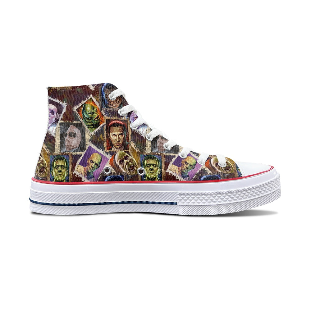 Movie Monsters High Top Canvas Shoes