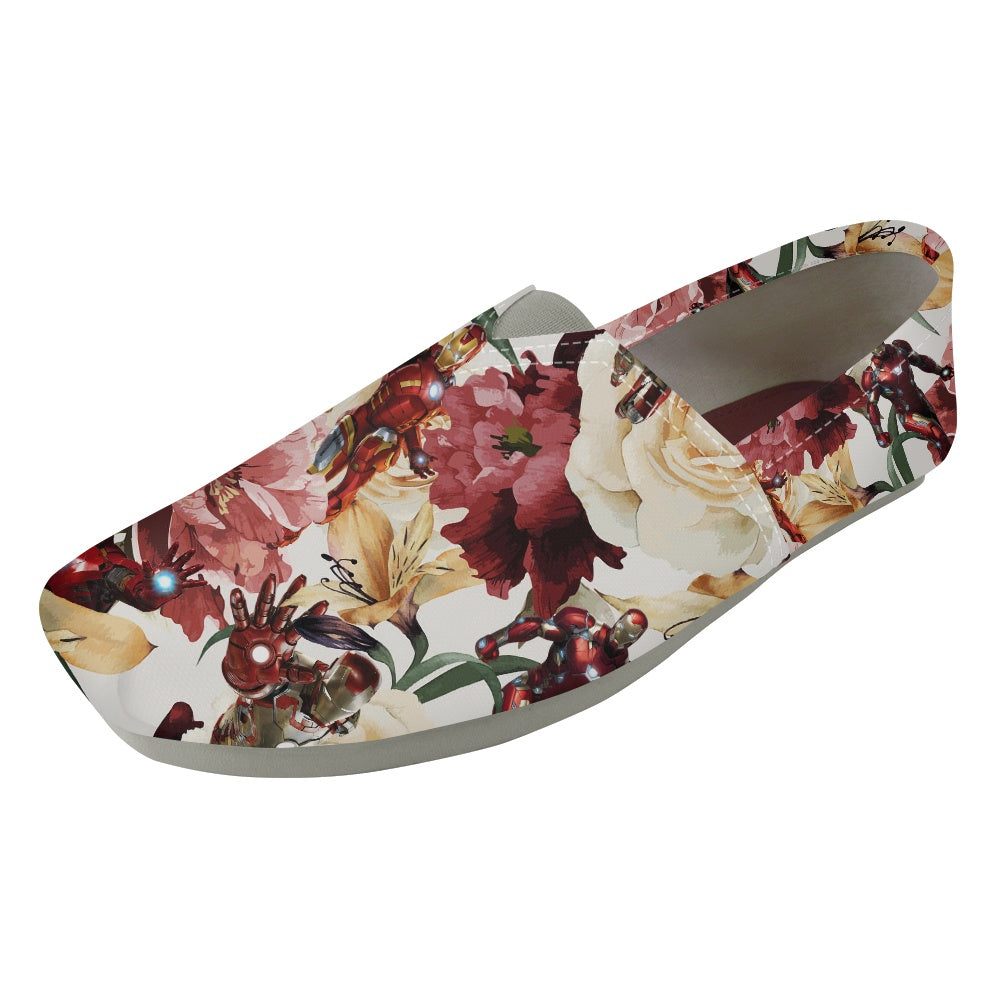 Floral Iron Slip On Toms