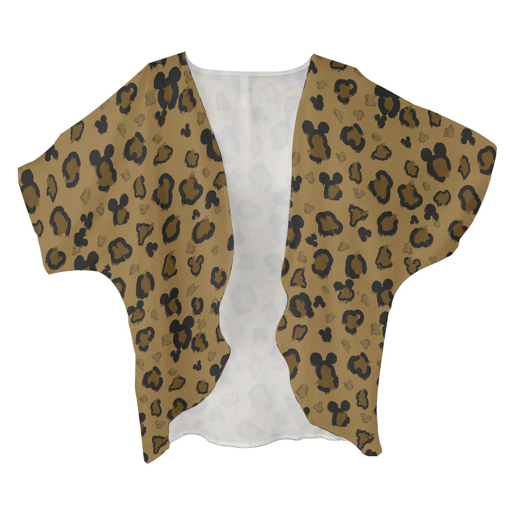 Cheetah Mouse Women's cardigan chiffon shirt