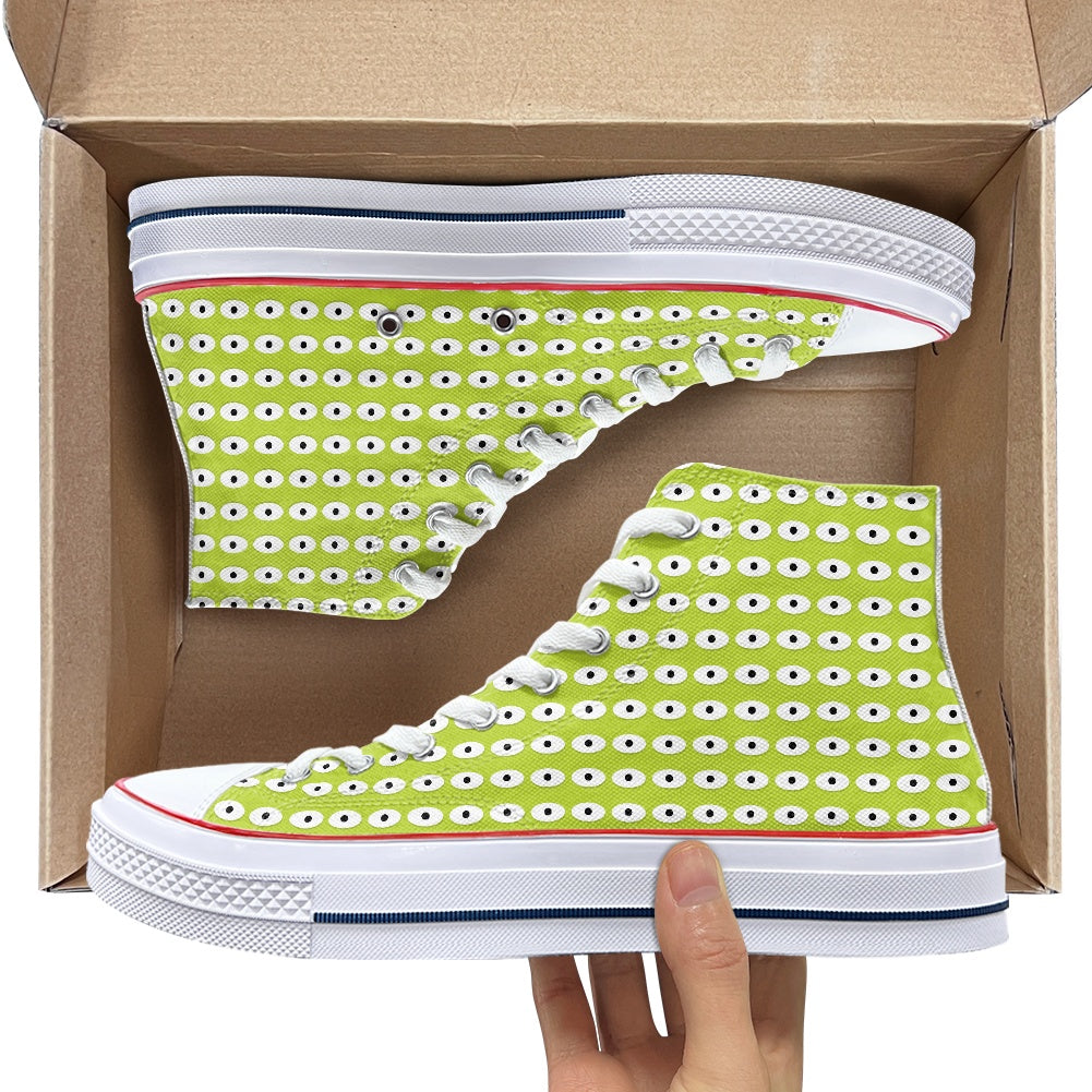 Toy Box- Alien High Top Canvas Shoes