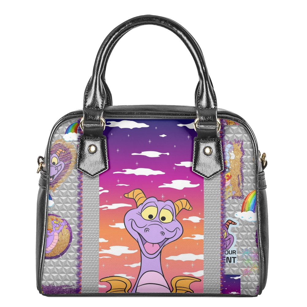 Purple Dragon Ombré Bowler Bag