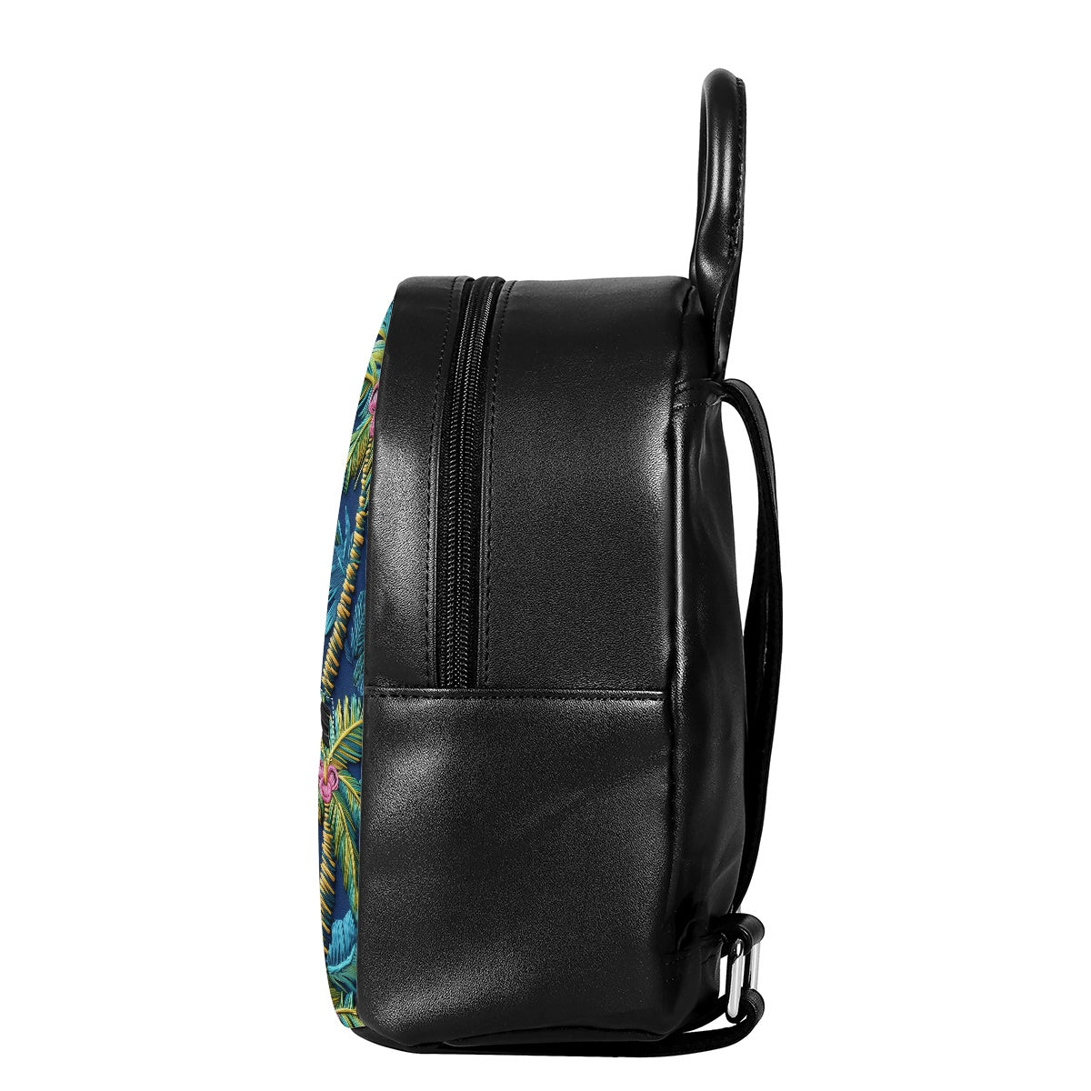 Embroidered Palms Small Backpack