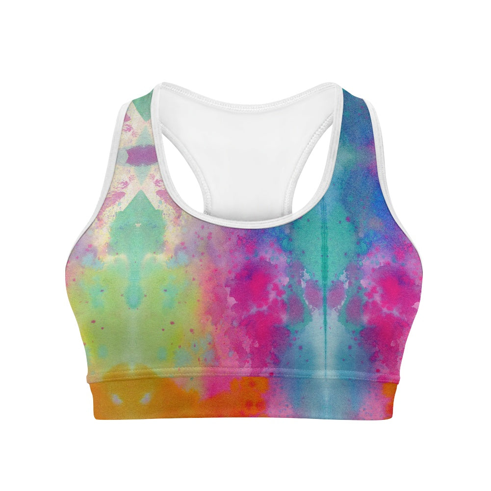 Tie Dye Splash Women's Sports Vest