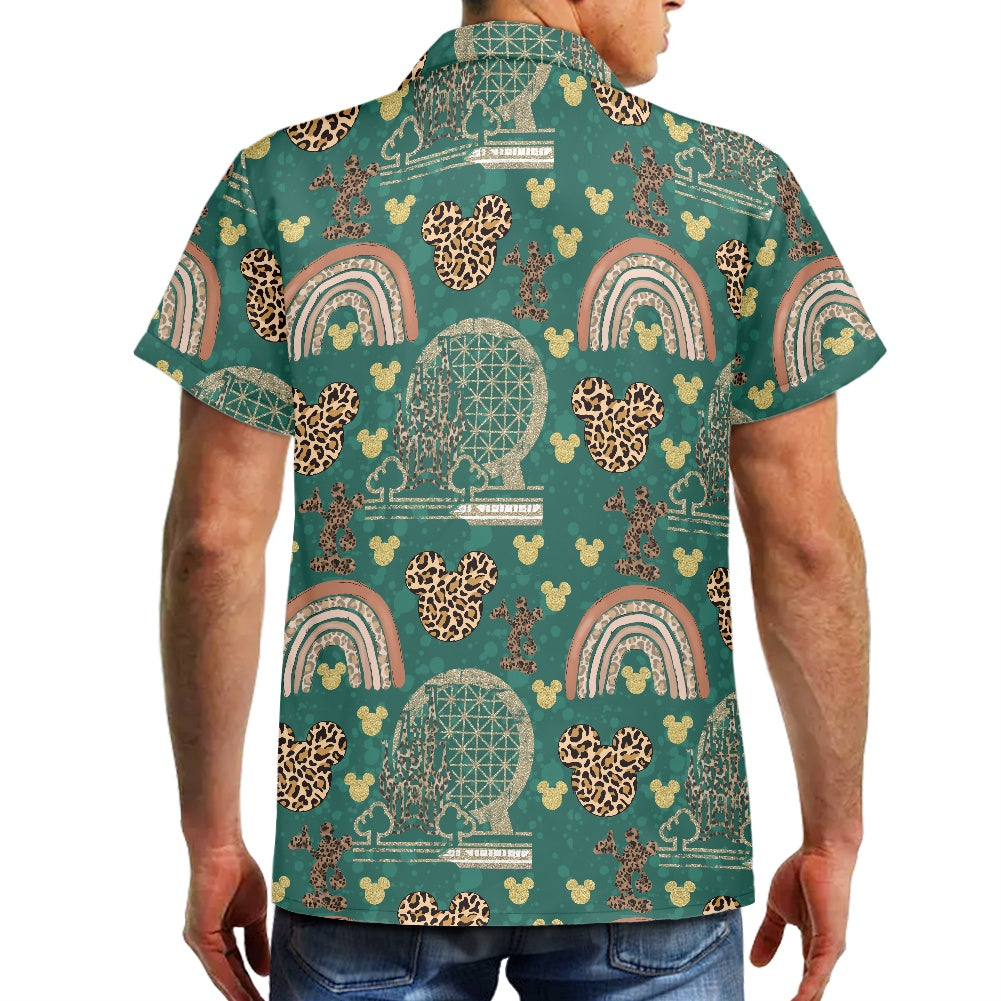 Cheetah Rainbow Hawaiian shirt