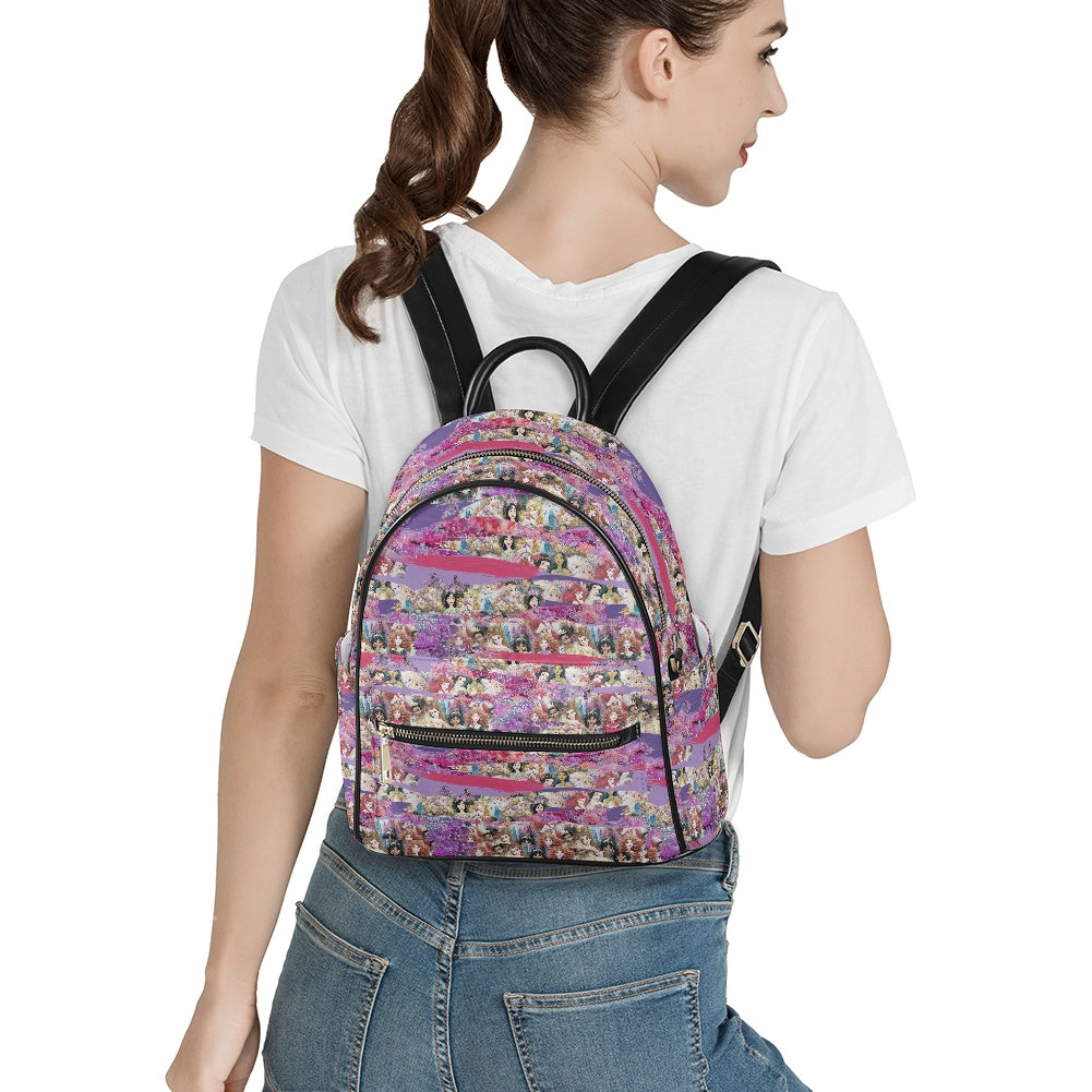 Princess Brush Casual Backpack for women