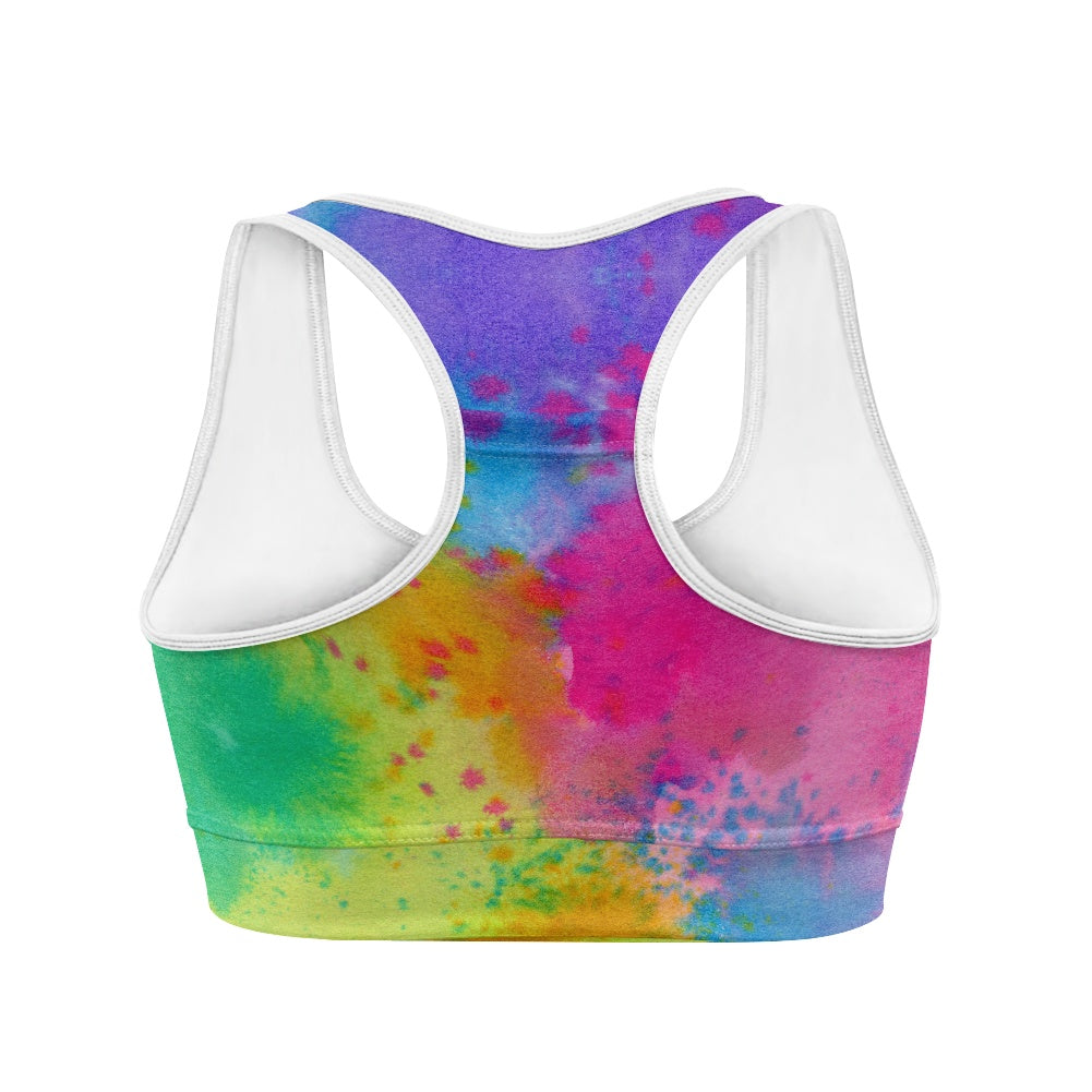 Tie Dye Splatter Women's Sports Vest