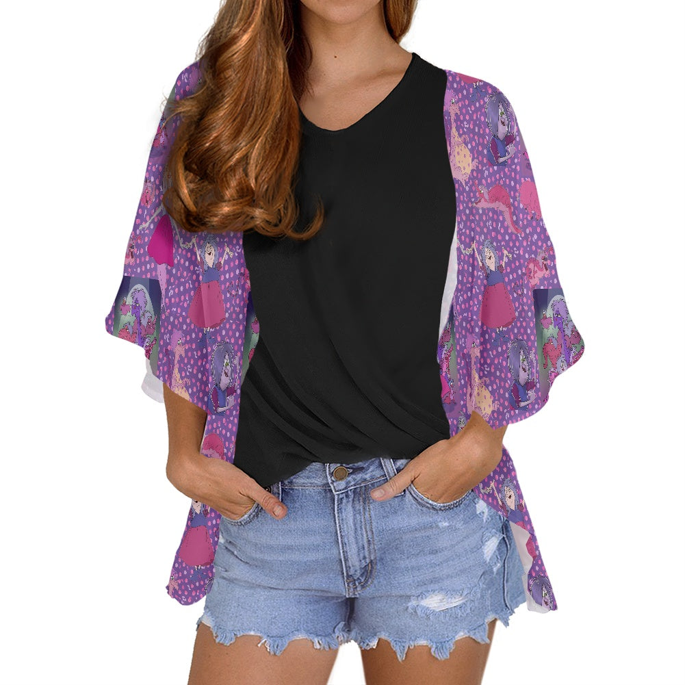 Mad Madam Women's cardigan chiffon shirt