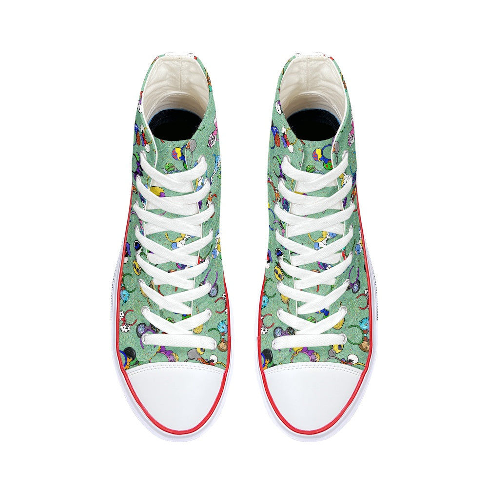 Magical Ears High Top Canvas Shoes
