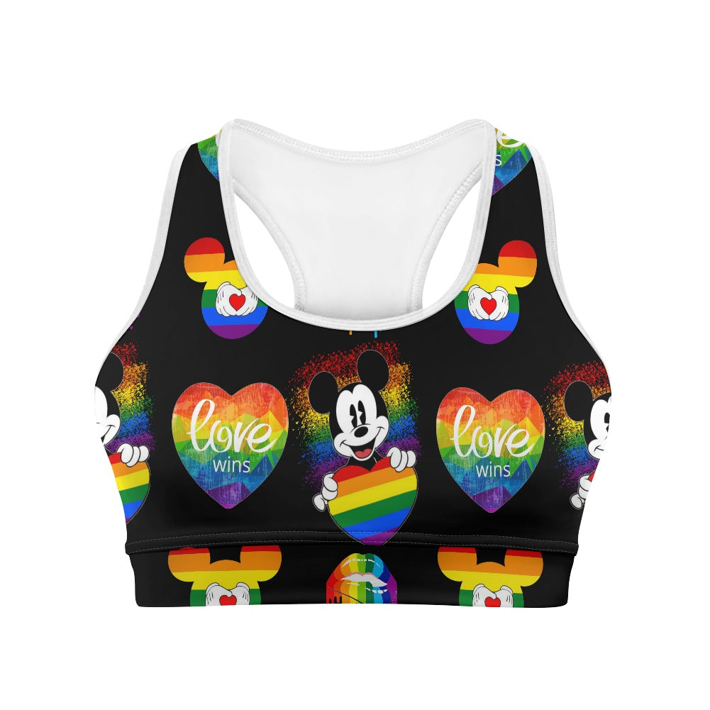 Mouse Pride Women's Sports Vest