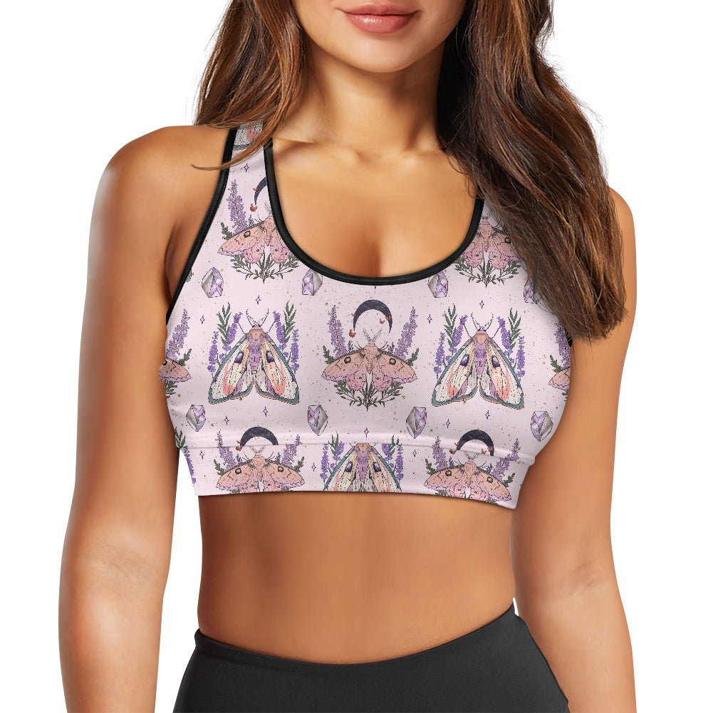 Lunar Moth Pastel Women's Sports Vest