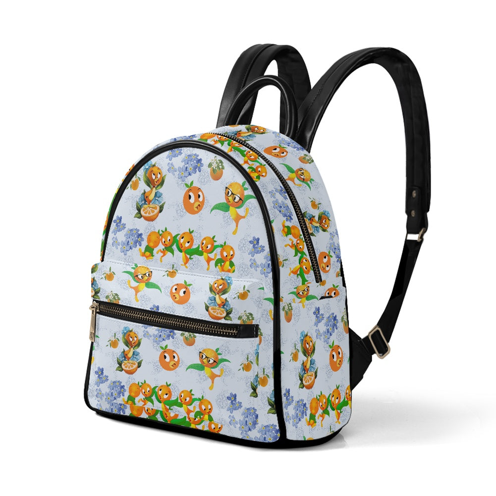 Classic Orange Bird Casual Backpack for women