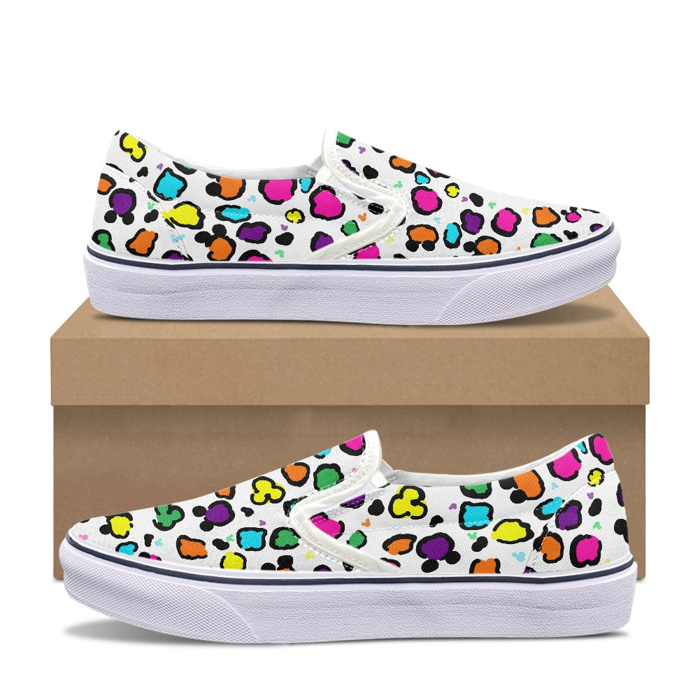 Neon Spots Pedal canvas shoes for Adult