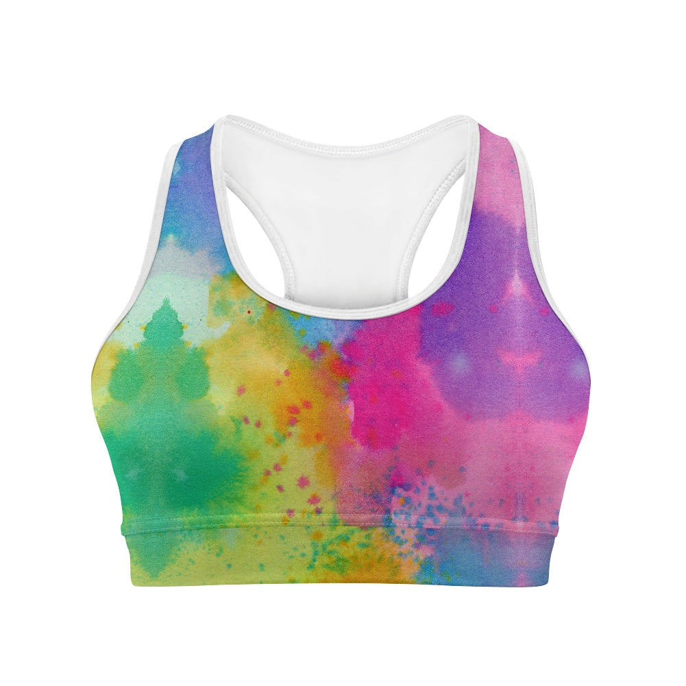 Tie Dye Splatter Women's Sports Vest