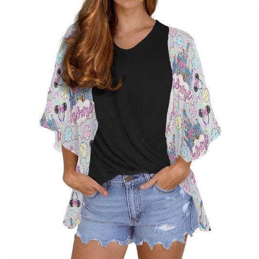 Home Women's cardigan chiffon shirt