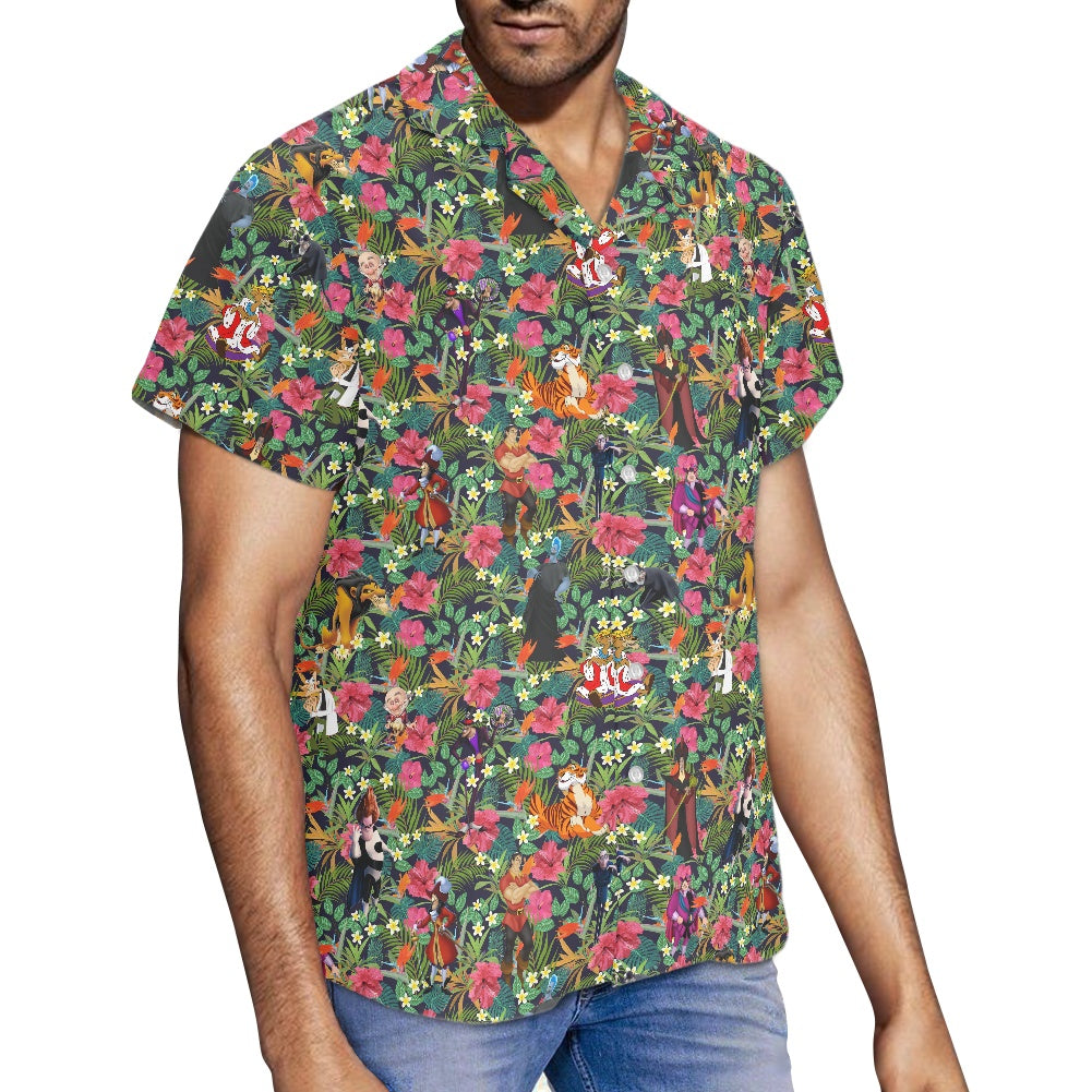 Tropical Male Villains Hawaiian shirt