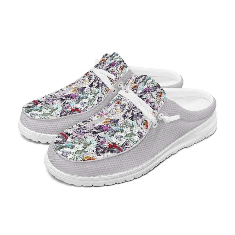 Princess Floral MESH DUDE SHOES