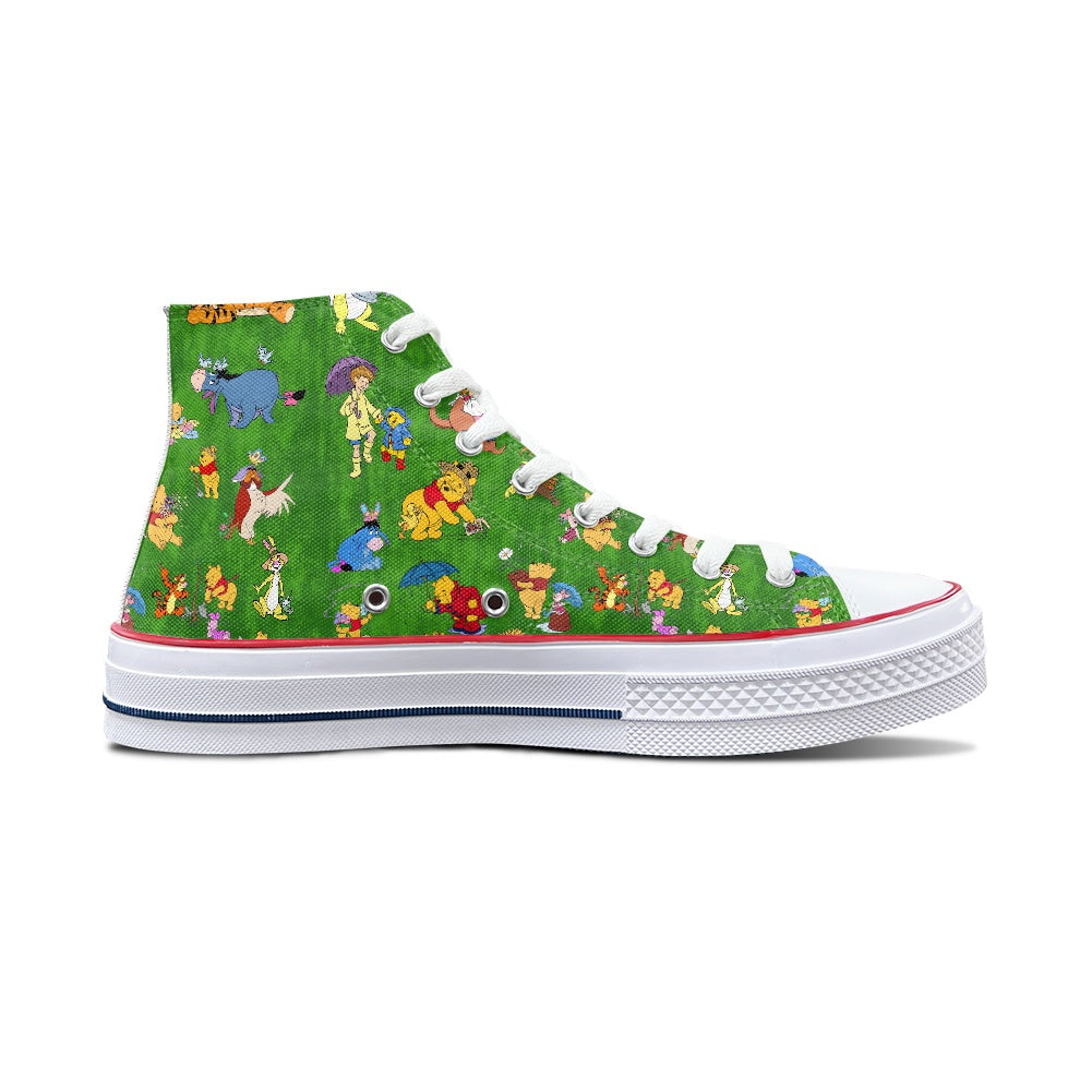 Spring Winnie High Top Canvas Shoes