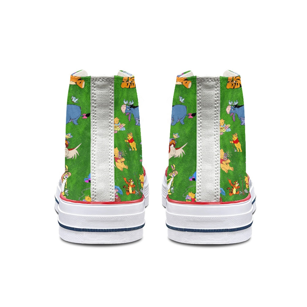 Spring Winnie High Top Canvas Shoes