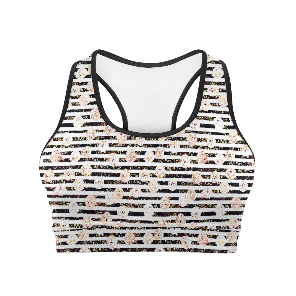 Polka Stripe Women's Sports Vest