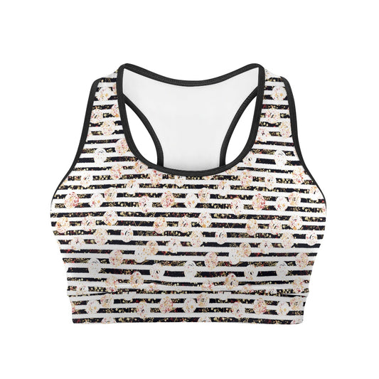 Polka Stripe Women's Sports Vest