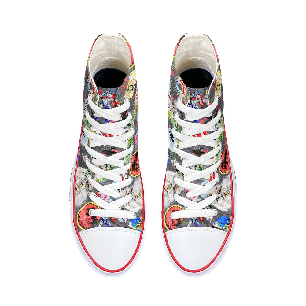 Universal High Top Canvas Shoes