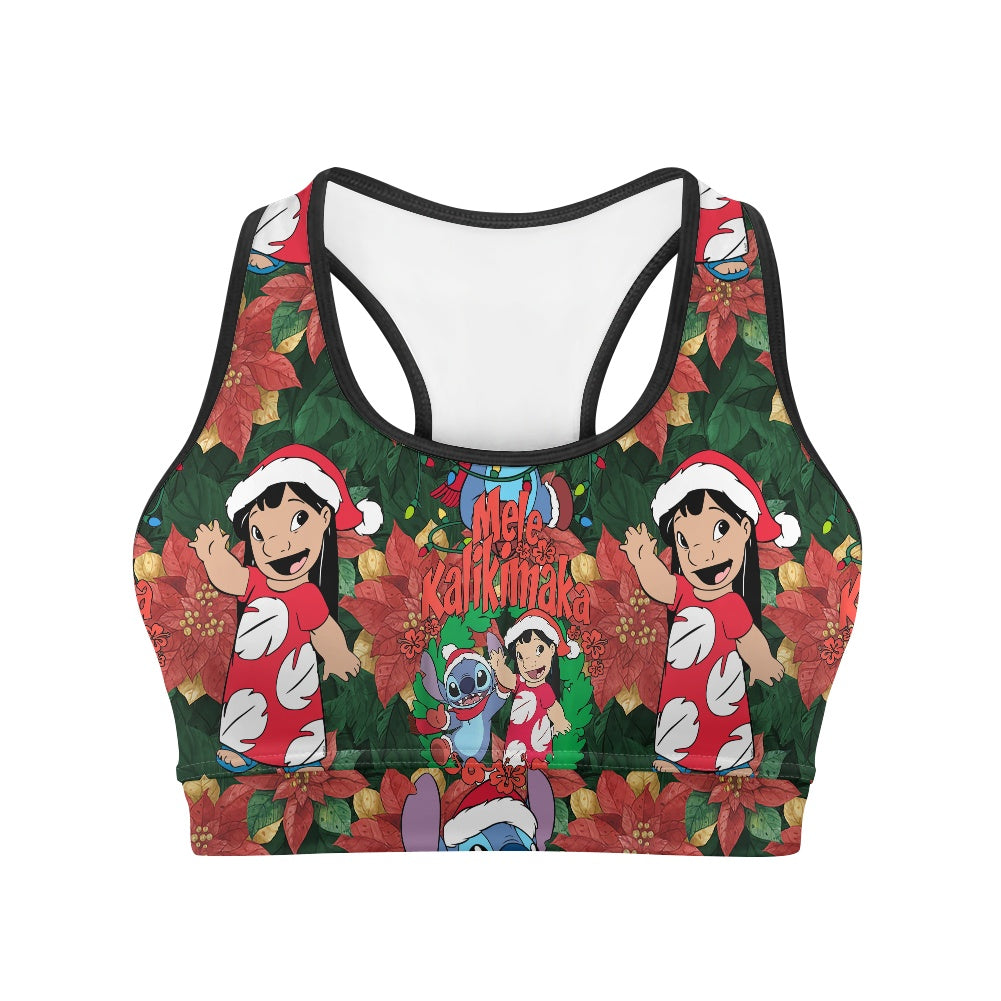 Hawaiian Christmas Women's Sports Vest