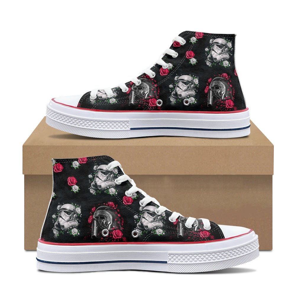 Kylo Trooper High Top Canvas Shoes