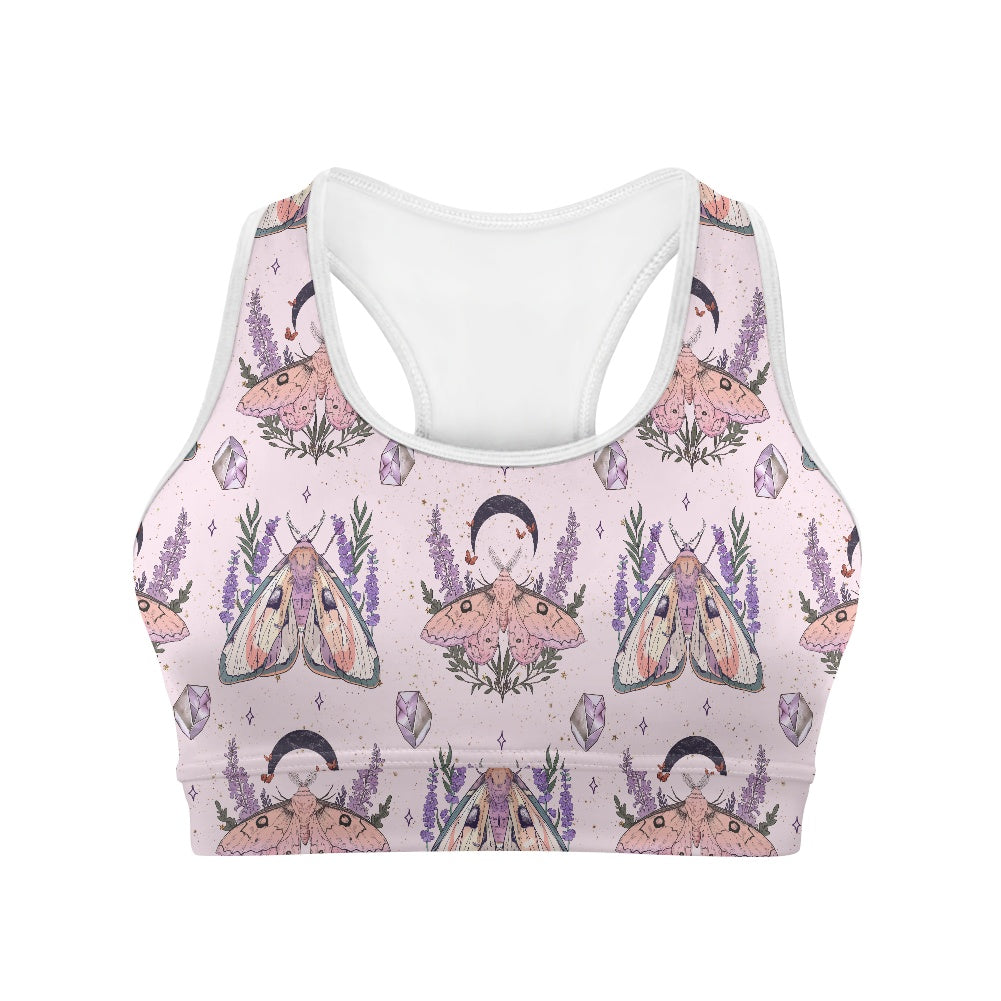 Lunar Moth Pastel Women's Sports Vest