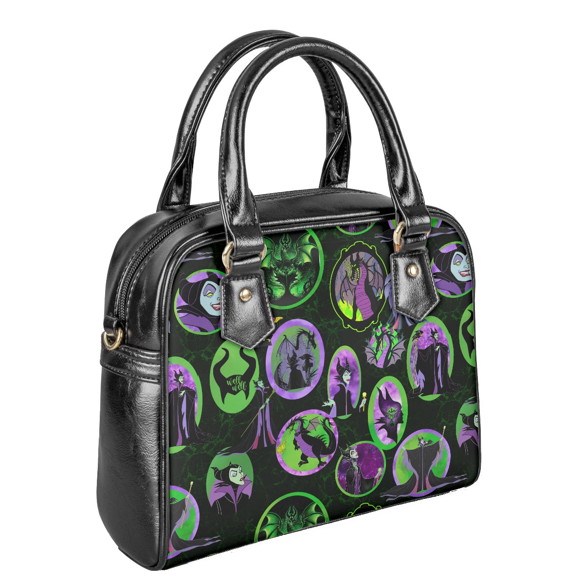 Evil Fairy Flames Bowler Bag