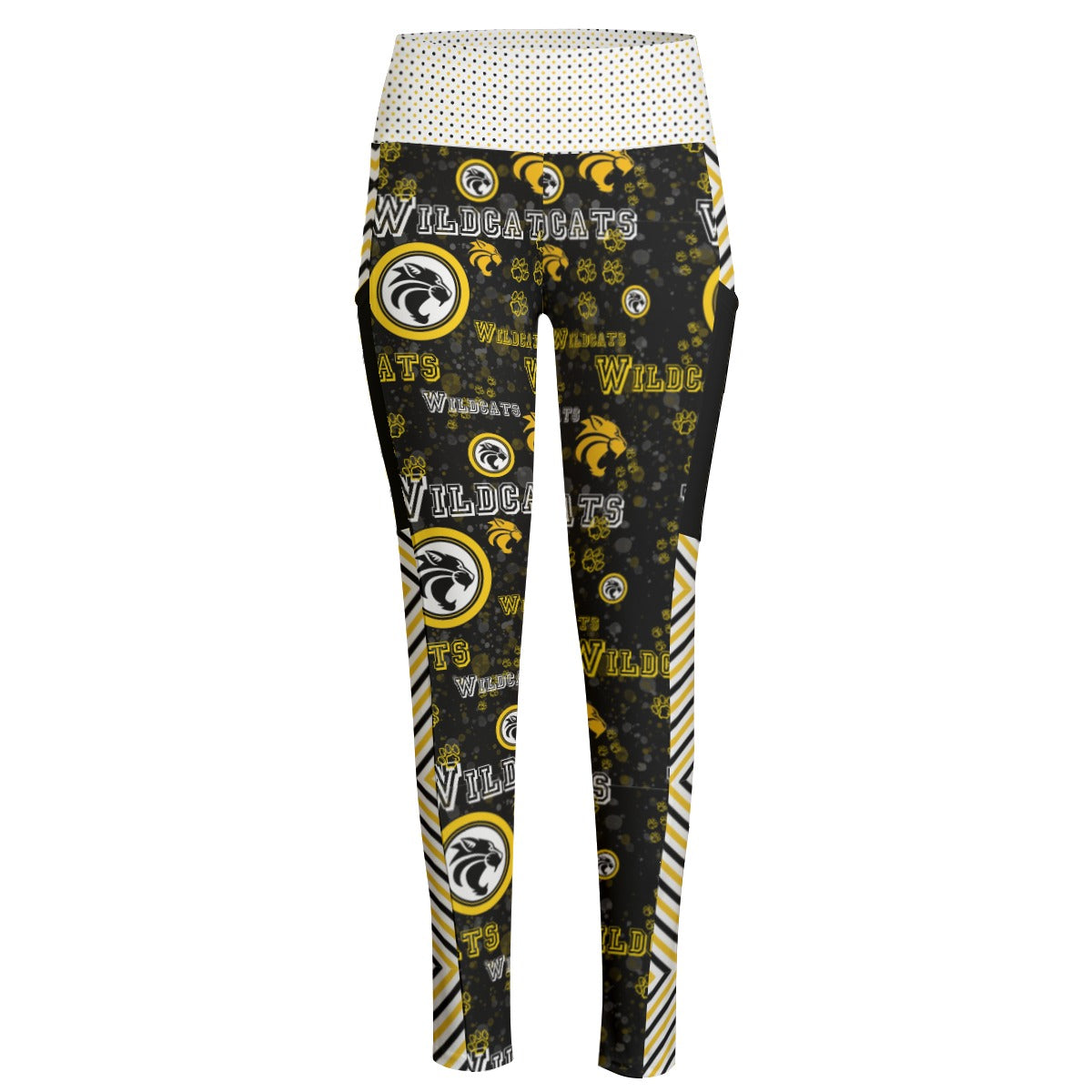 Wildcats Women's High Waist Leggings With Side Pocket