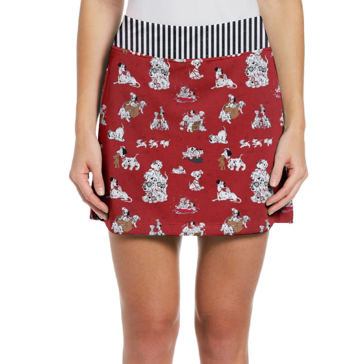 Dalmatian Women's Middle-Waisted Skorts